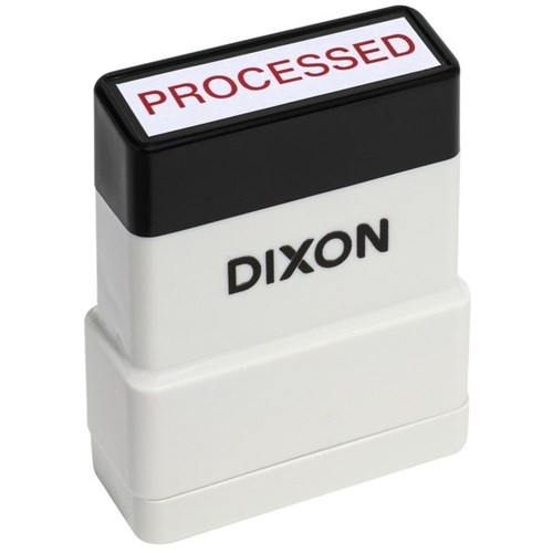 Dixon 039 Self-Inking Stamp PROCESSED Red