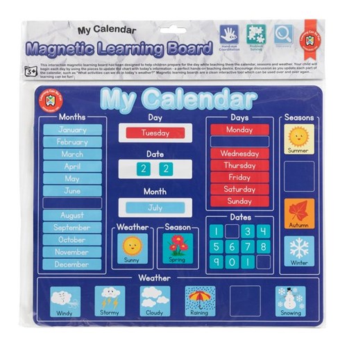 LCBF Magnetic Learning Board Calendar