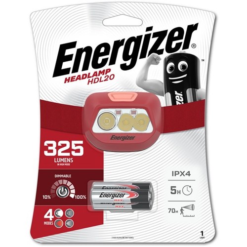 Energizer HDL20 Headlamp 325 Lumens