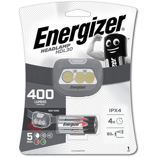 Energizer Headlamp HDL30 400 Lumens