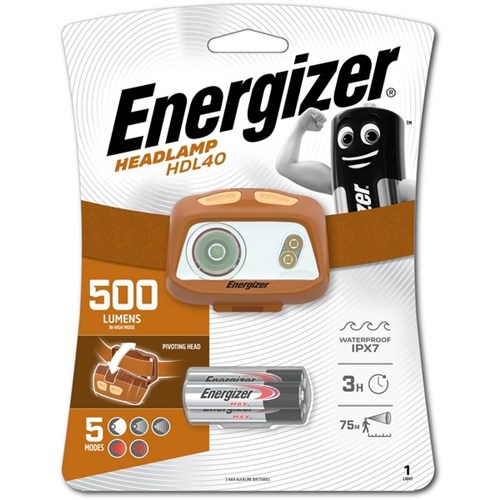 Energizer Headlamp HDL40 500 Lumens