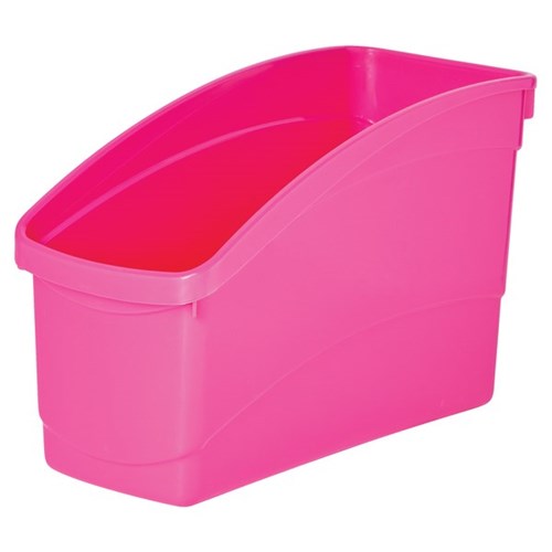 EC Plastic Book and Storage Tub Magenta