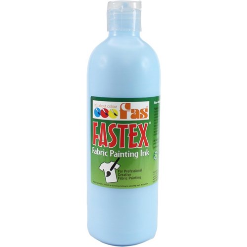 Fastex Fabric Painting Textile Ink Pastel Blue 500ml