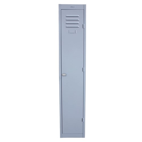 Steelco 1 Door Padlatch Locker 380x1830mm Silver Grey