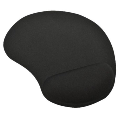 Ednet Mouse Pad with Gel Wrist Rest Black