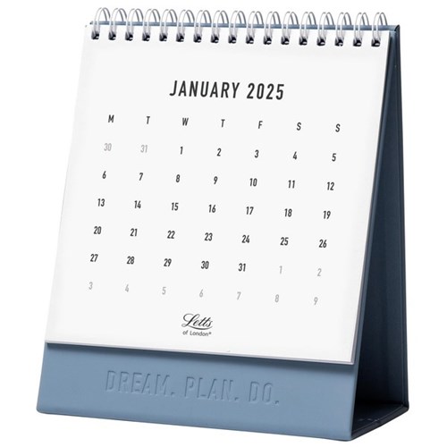 Letts of London Desk Calendar 2025 Conscious Ocean