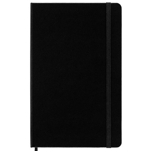 Moleskine Large Hardcover Notebook Ruled Black 192 Pages