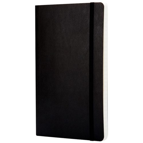 Moleskine Large Soft Cover Notebook Ruled Black 192 Pages