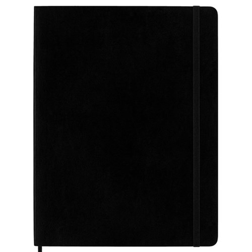 Moleskine XL Soft Cover Notebook Ruled Black 192 Pages