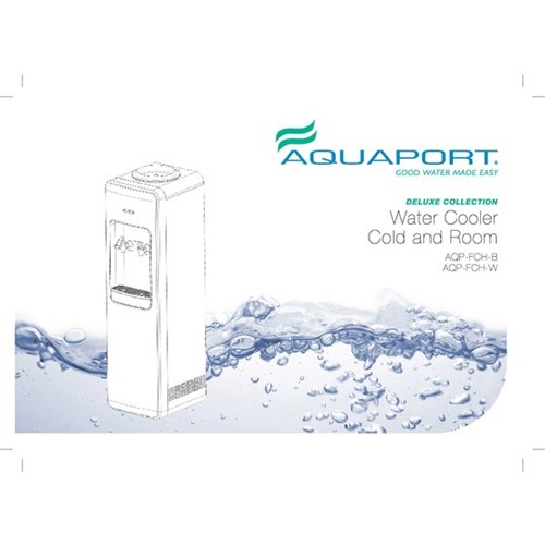 Aquaport Floor Standing Water Cooler System Black