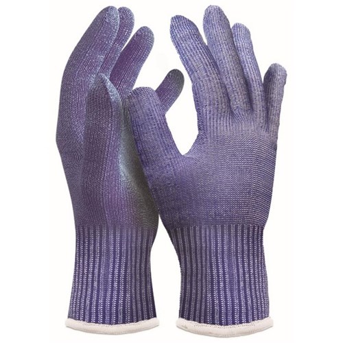 Blade Core Steel Cut 5/F Food Gloves Blue, Pack of 12 Pairs