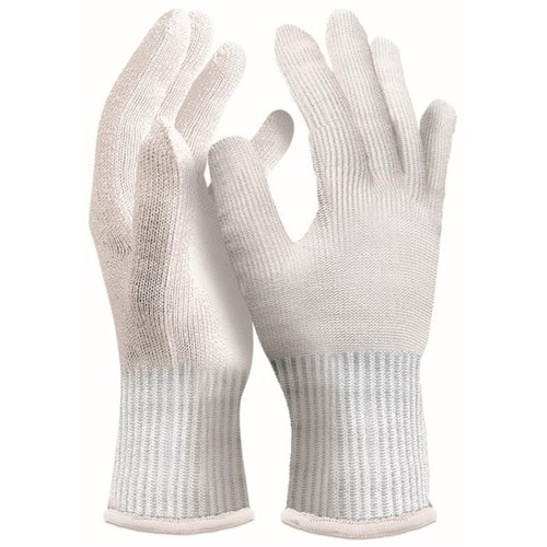 Blade Core Steel Cut 5/F Food Gloves White, Pack of 12 Pairs