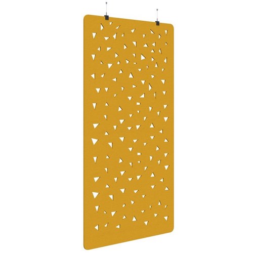 Sonic Acoustic Hanging Screen 1200x2250mm Shard Yellow