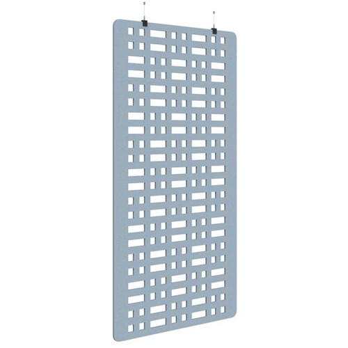 Sonic Acoustic Hanging Screen 1200x2250mm Grid Pacific Blue