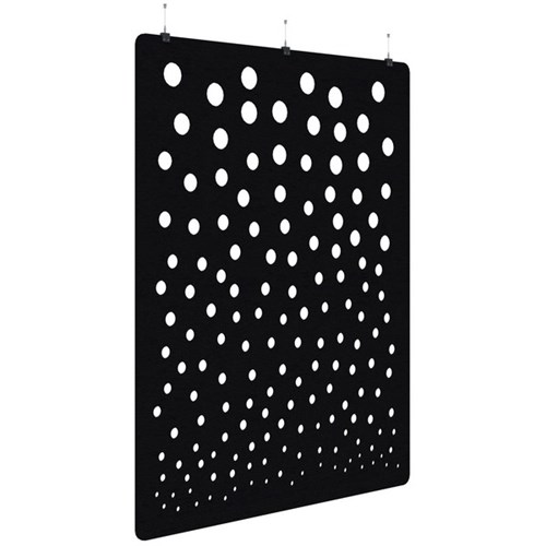 Sonic Acoustic Hanging Screen 1800x2250mm Bubble Black