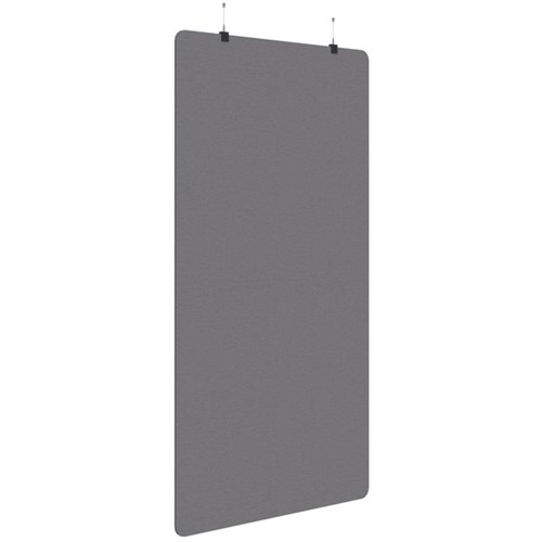 Sonic Acoustic Hanging Screen 1200x2250mm Plain Panel Grey