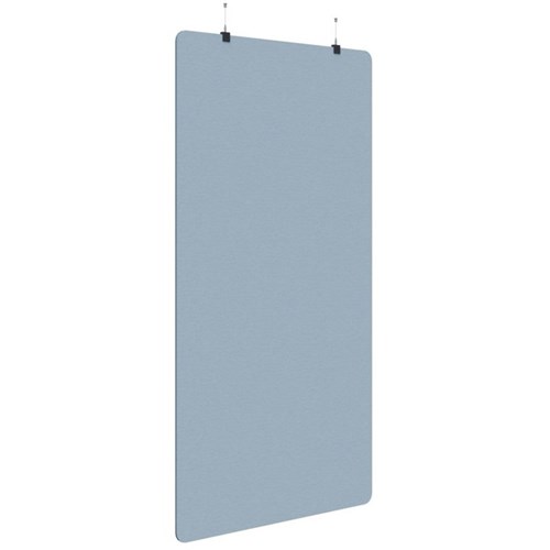 Sonic Acoustic Hanging Screen 1200x2250mm Plain Panel Pacific Blue