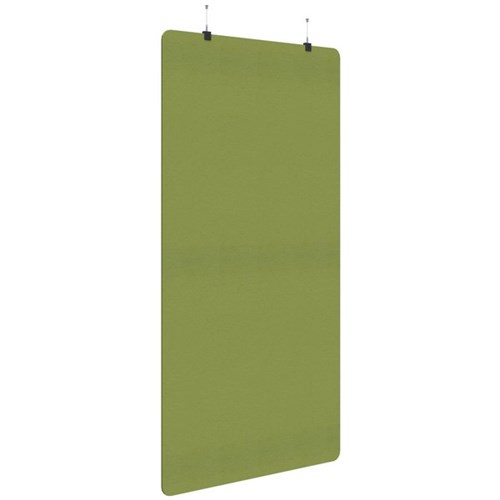 Sonic Acoustic Hanging Screen 1200x2250mm Plain Panel Banana Green