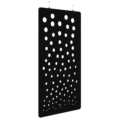 Sonic Acoustic Hanging Screen 1200x2250mm Bubble Black