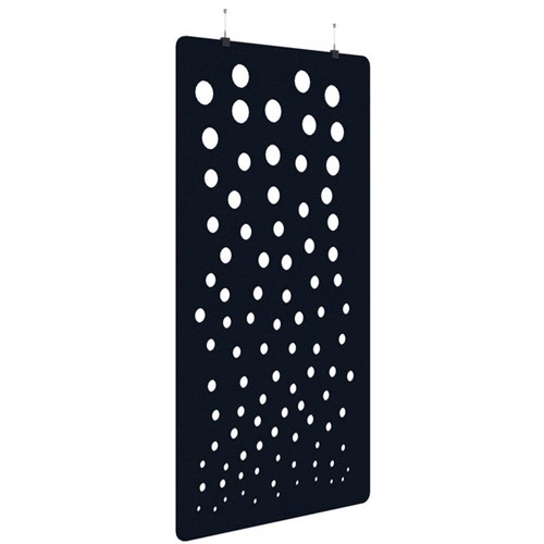 Sonic Acoustic Hanging Screen 1200x2250mm Bubble Dark Blue