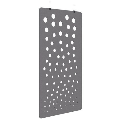 Sonic Acoustic Hanging Screen 1200x2250mm Bubble Grey