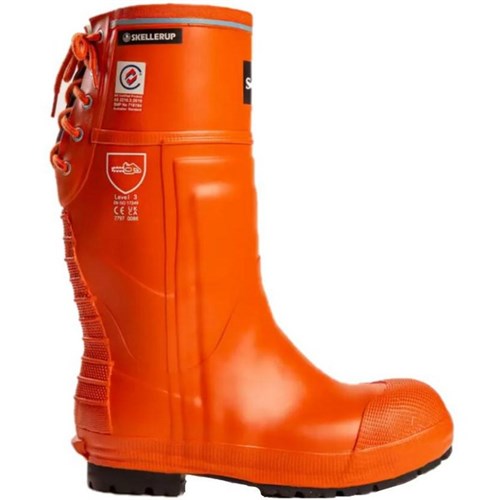 Schoen Forestry Pro Steel Cap Safety Gumboots Orange
