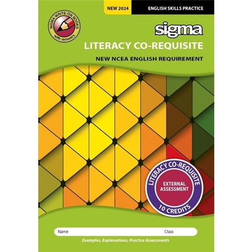 English Sigma Literacy Co-Requisite 2024 Workbook 9781991124142