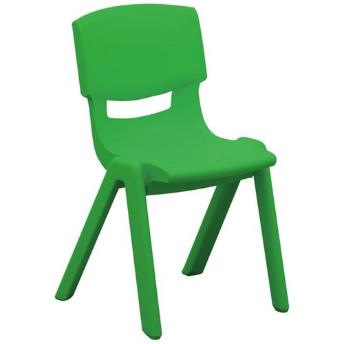 Crayon Kids Stacking Chair Size 3 305mm Green