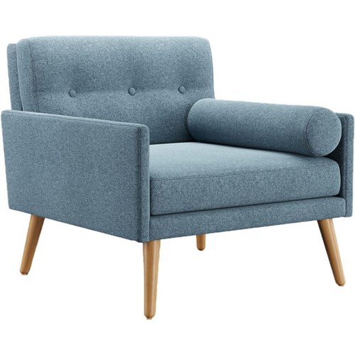 Frankie Single Seater Sofa Hawthorn Fabric/Sky