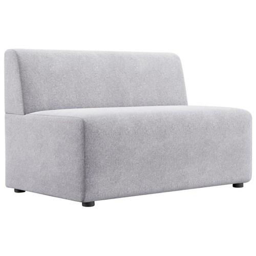 Snug 2 Seater Sofa Hawthorn Fabric/Silver