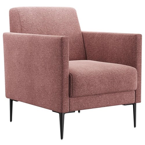 Bling Single Seater Sofa Hawthorn Fabric/Rosewood