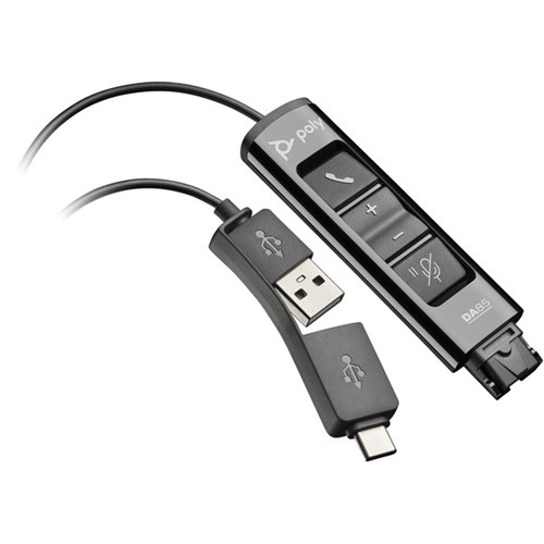 Poly DA85 USB to QD Headset Adaptor