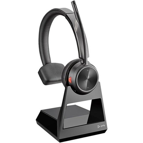 Poly Savi 7210 Office Mono DECT 1880-1900 MHz Wireless Headset Black