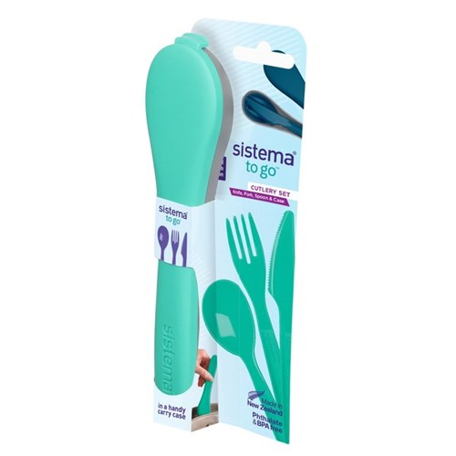 Sistema To Go Cutlery Assorted Colours Set