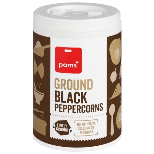 Pams Ground Black Pepper 50g