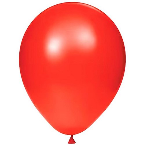 Party Balloons Red 250mm, Pack of 15