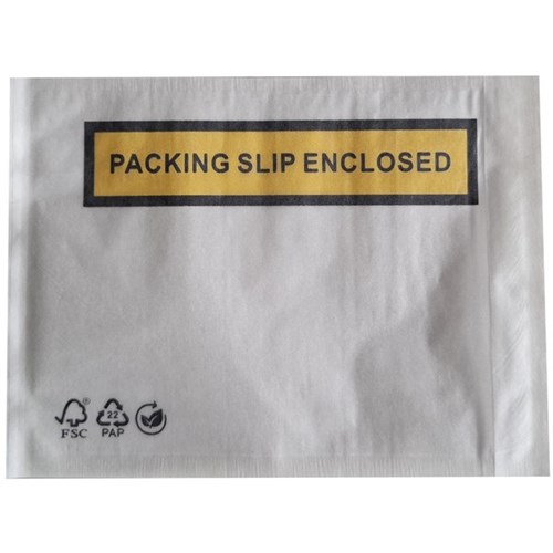Eco Paper Labelopes Packaging Slip Enclosed, Box of 1000
