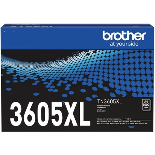 Brother TN3605XL Black Laser Toner Cartridge High Yield