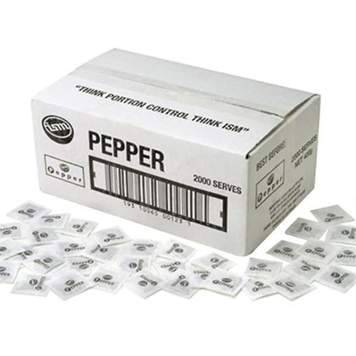 ISM Pepper Sachets, Box of 2000