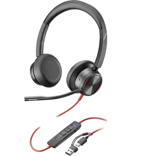 Poly Blackwire 8825 MS Stereo USB-C Wired Headset