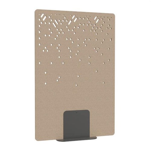 Satori Acoustic Divider Screen 1200x1800mm Blizzard Dark Camel