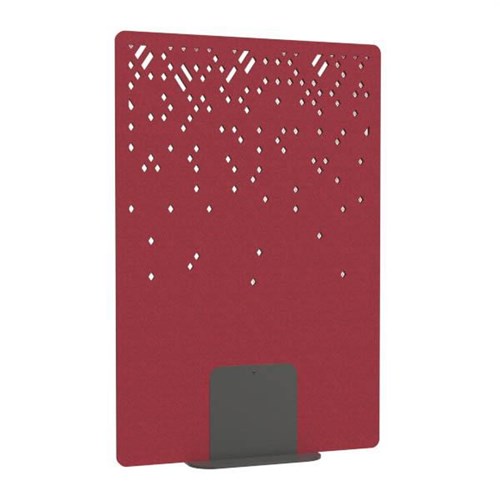 Satori Acoustic Divider Screen 1200x1800mm Blizzard Wine