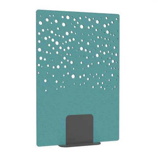 Satori Acoustic Divider Screen 1200x1800mm Bubbles Turquoise