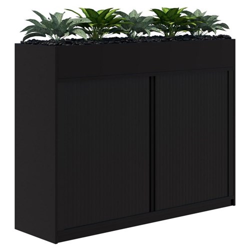 Fiord Planter Tambour Non Locking 1200x1600mm Black