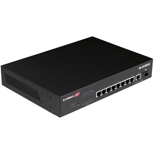 Edimax GS-5210PLG 10-Port Gigabit Network Switch PoE+ Web Smart