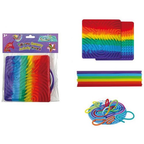 Sensory Activity Board Square Rainbow