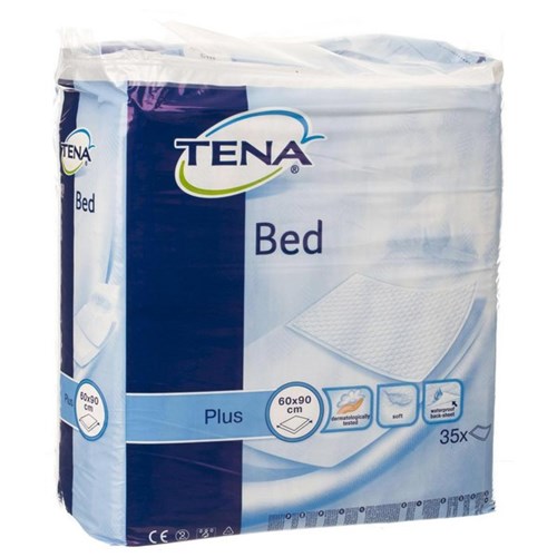 TENA Continence Bed Underpads 600x900mm, Carton of 4 Packs of 35