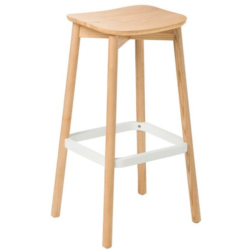 Eden Orlo Bar Stool 754mm Natural Ash