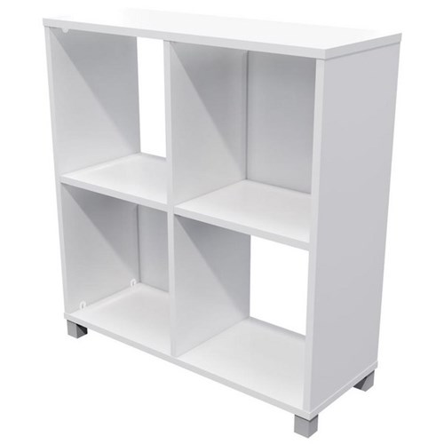 4 Cube Cubby Hole Storage Unit 800x850mm White