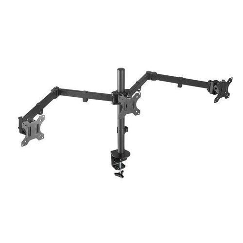 Brateck LDT12-C034N Desk Mount Triple Monitor Arm 13-27 Inch